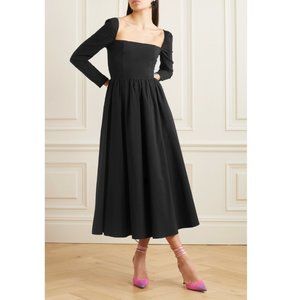 REFORMATION Elly Long Sleeve Dress in Black Size US 10